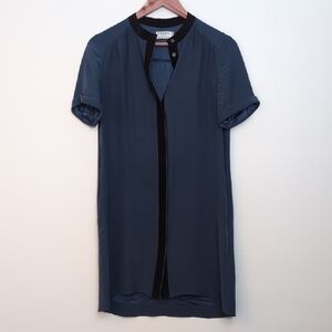 FRAME Women's Black-lined Navt Shirt Dress